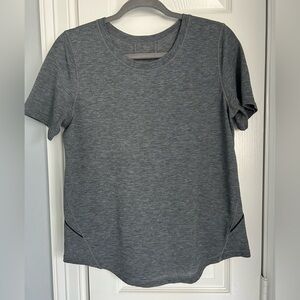 lululemon athletica Heather Gray Short Sleeve Tee